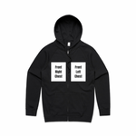 Custom Printed Zip Hoodie (From $25 AUD printed excl GST)