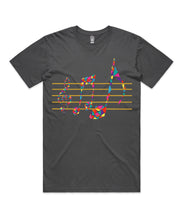 Load image into Gallery viewer, Color My Music T-shirt
