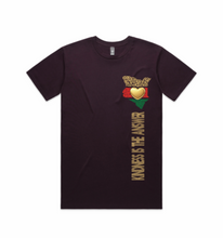 Load image into Gallery viewer, Kindness is the Answer Short Sleeve T-shirt - Vertical Design
