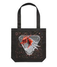 Load image into Gallery viewer, Rhodonite Dragon Carrie Tote
