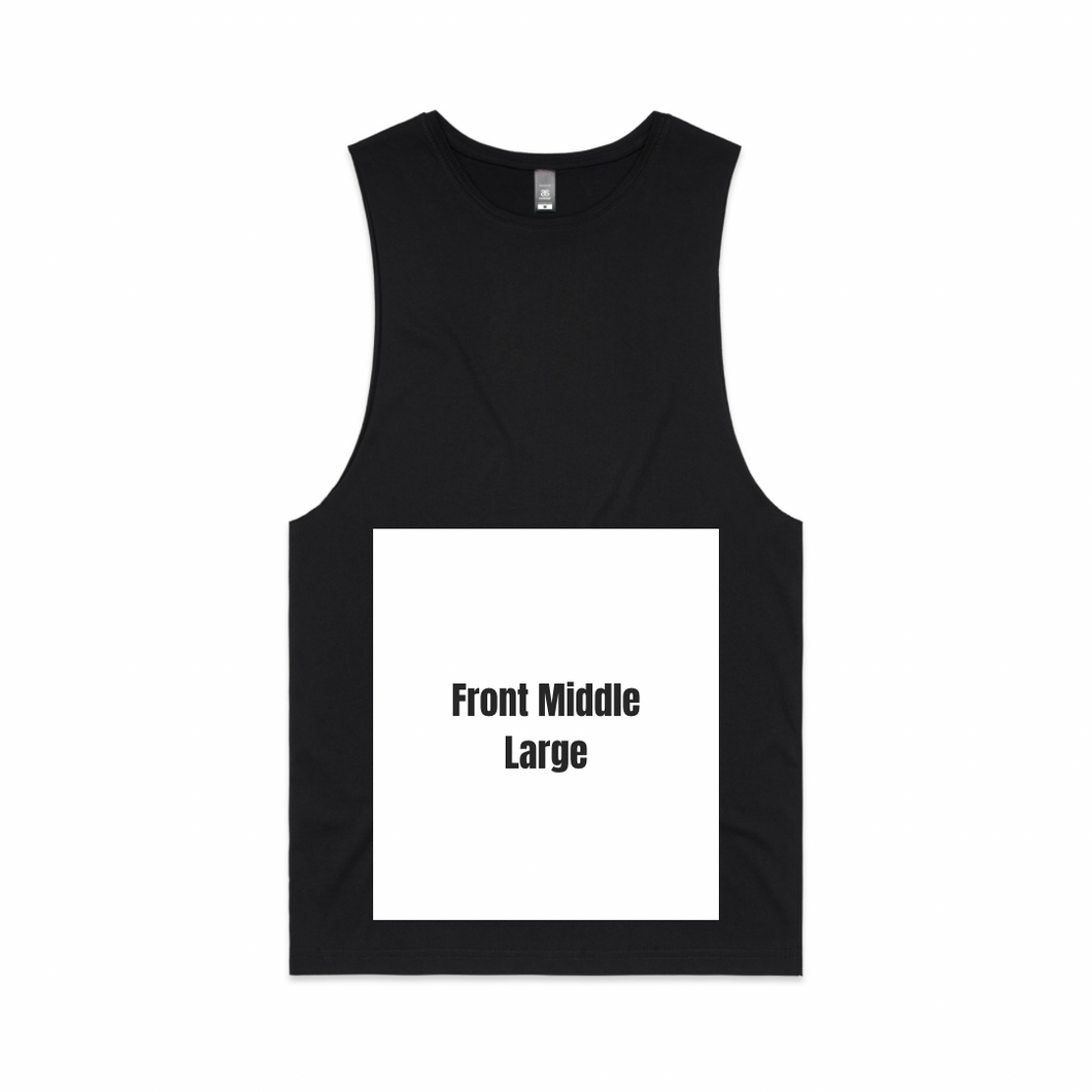 Custom Printed Tank Top (From $20 AUD printed excl GST)